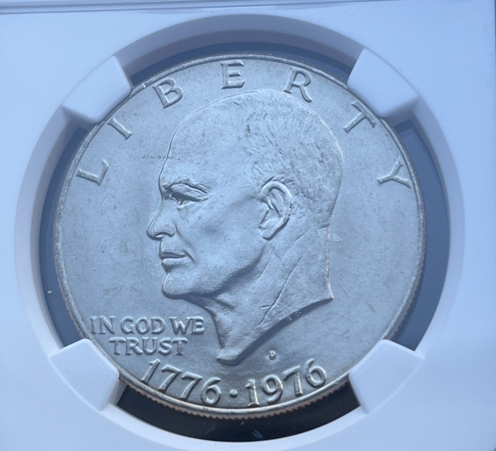 1976-D Type 2 Eisenhower Dollar NGC MS65 Bicentennial