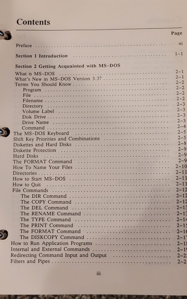 1988 MS-DOS 3.3 User Guide 1st Printing NEC Advanced Personal Comp Floppy Disks