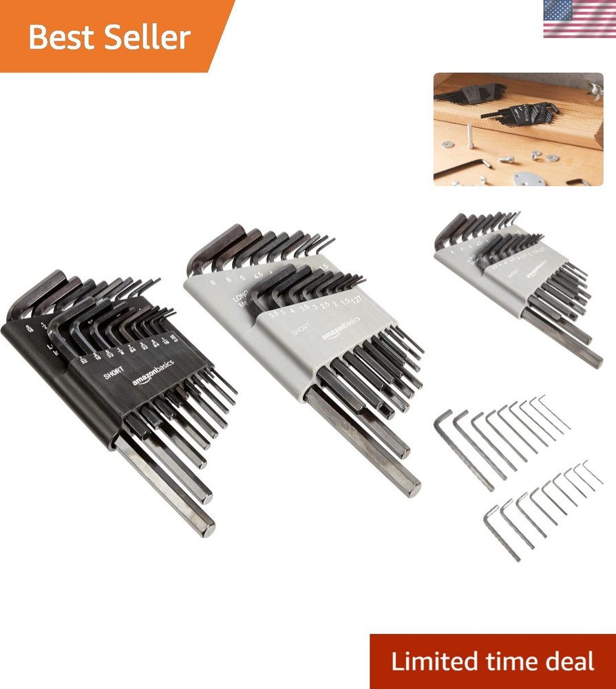 Precision-Engineered 36-Piece Allen Wrench Set - Rust-Resistant & Organized