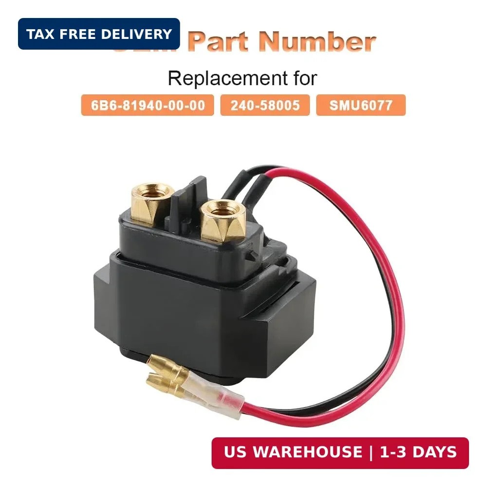 WATERWICH Starter Solenoid Relay Compatible with Yamaha Wave Runner FX FZR VX VX