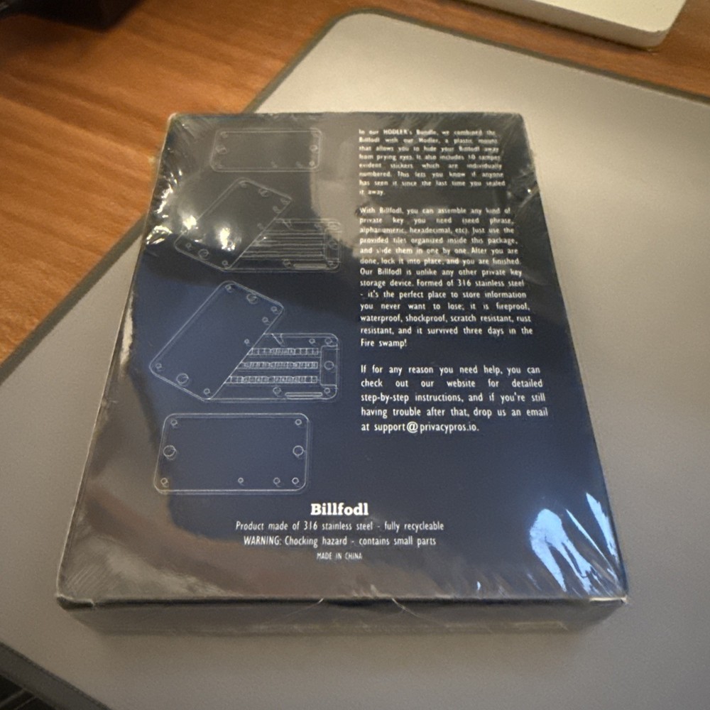 Billfodl - The Hodler's Bundle - New sealed