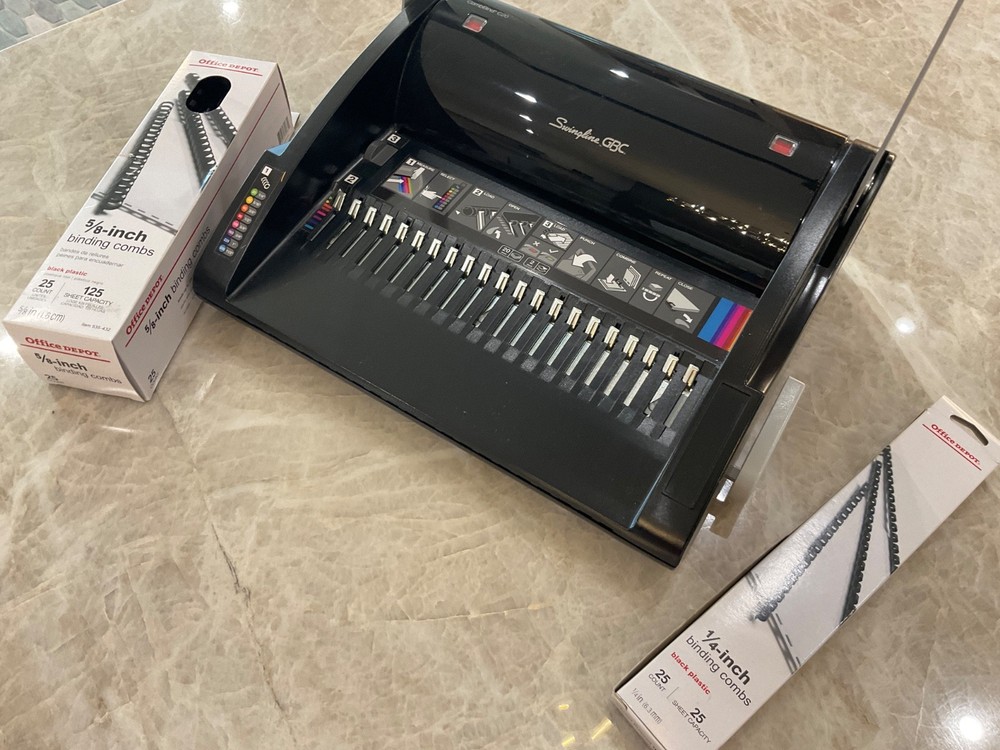 Swingline GBC CombBind C20 Manual Binding Machine