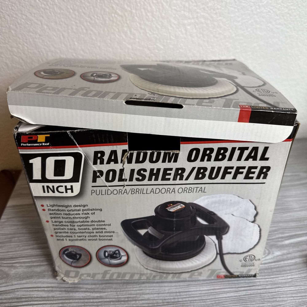 Wilmar Performance Tool W50054 10" Automobile Random Orbital Polisher Buffer