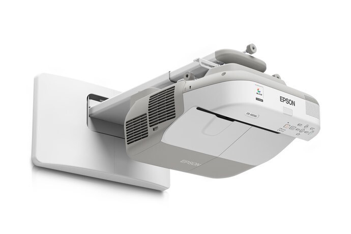 Epson Powerlite 470 Ultra-Short Throw Projector with Wall mount