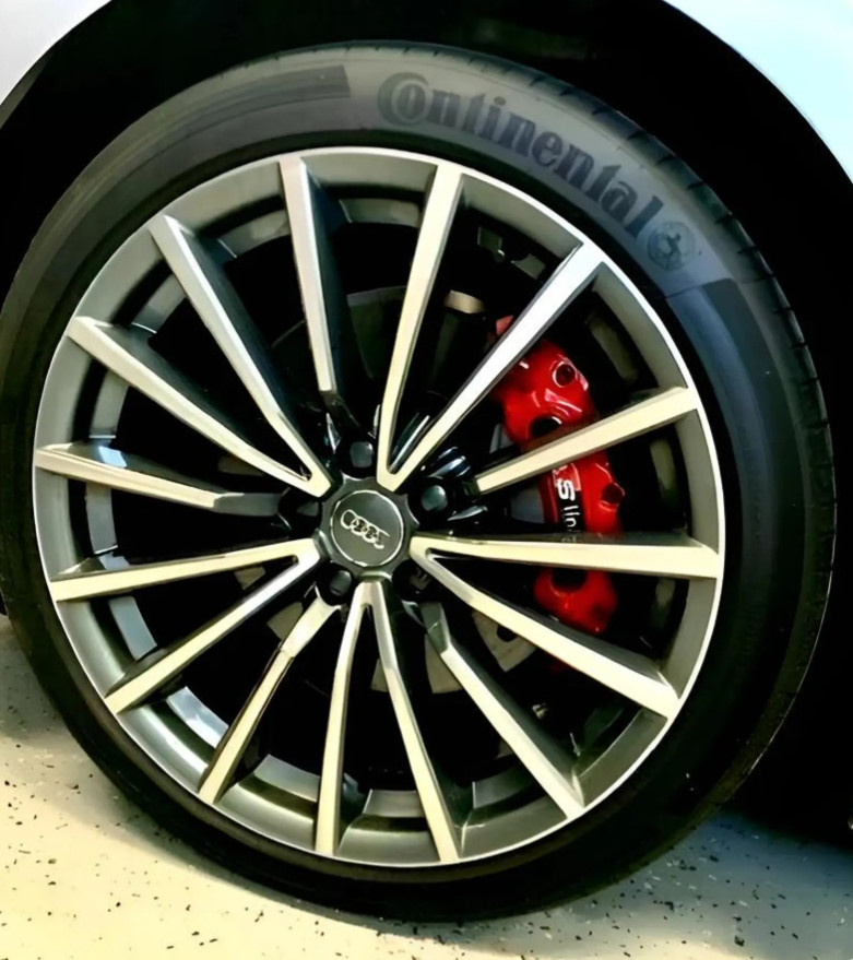 Red S line Car Disc Brake Caliper Covers 4PCS/ Universal