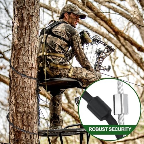 Replacement Tree Stand Cables,Pair of Replacement Cables for Climbing