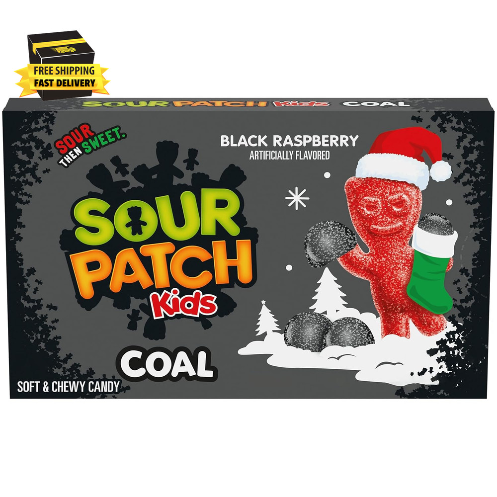 Coal Black Raspberry Soft & Chewy Holiday Candy, 3.1 Oz ⭐️⭐️⭐️⭐️⭐️