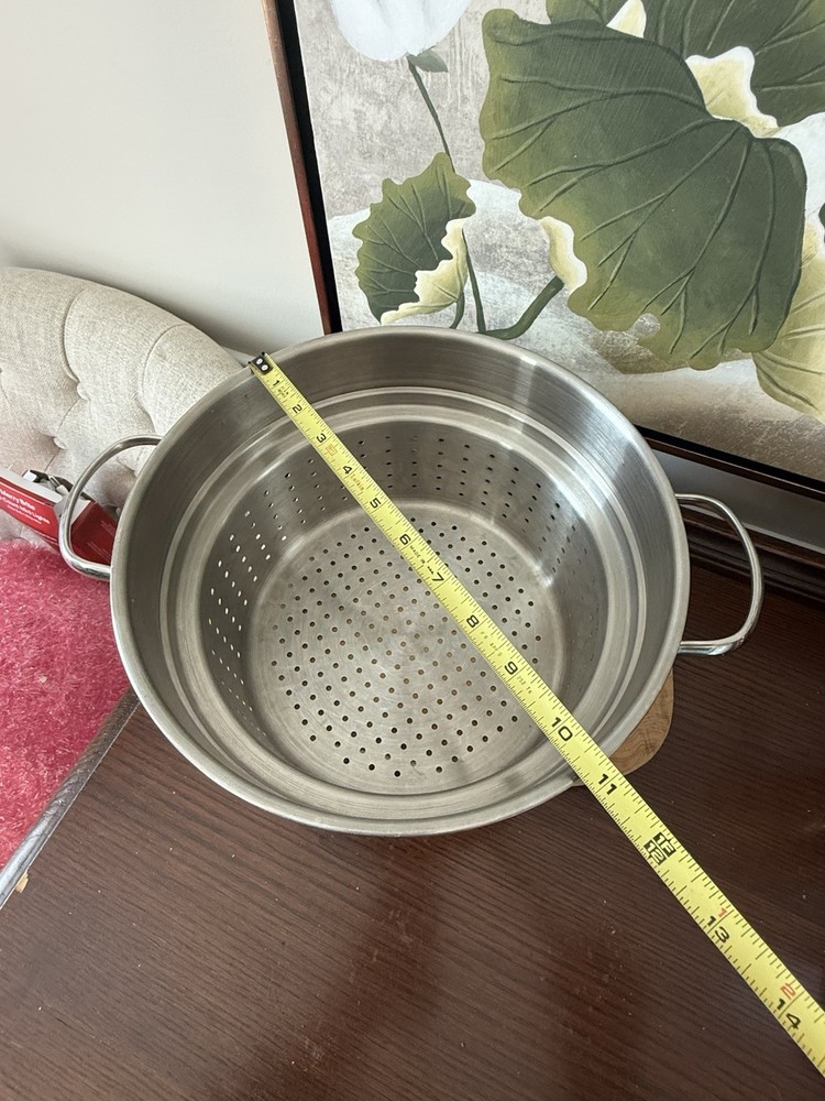 Scanpan Stainless Steel Multi Pot Perforated Insert ONLY Pasta Strainer