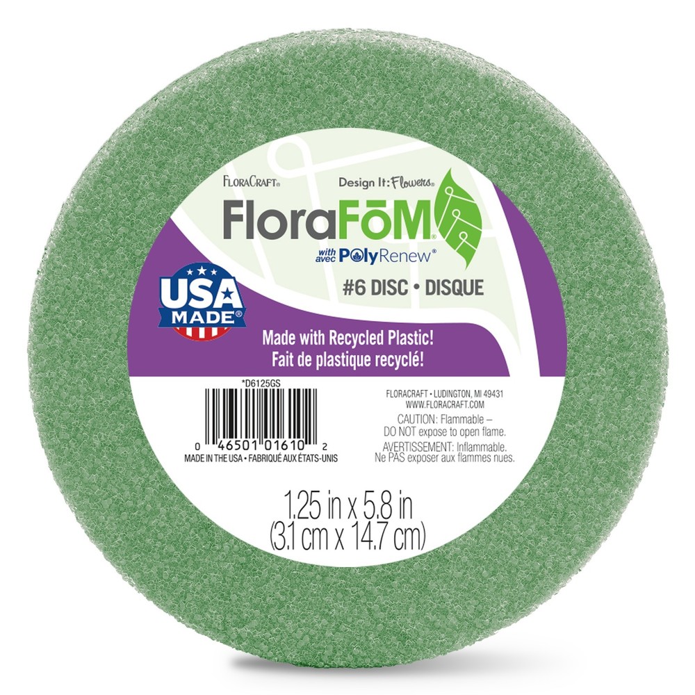 FloraCraft FloraFoM Disc -1.25"X5.8"