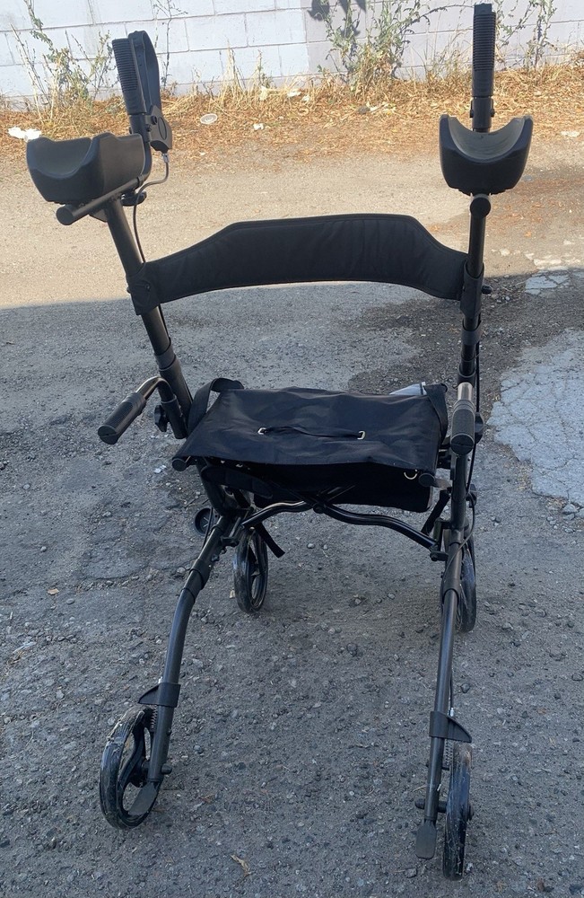 Vive Mobility Upright Rollator - Walker w/Foldable Seat-PICK UP ONLY