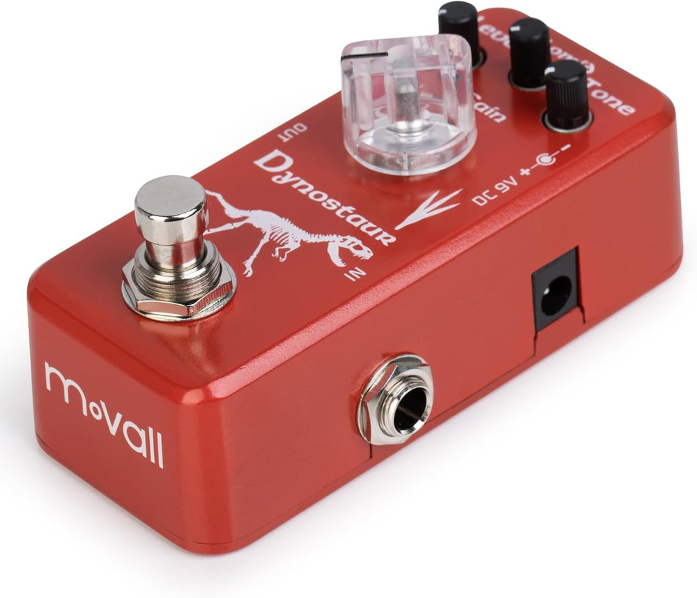 Movall Dynostaur Distortion Guitar Effect Pedal Classical Mini Pedal with True