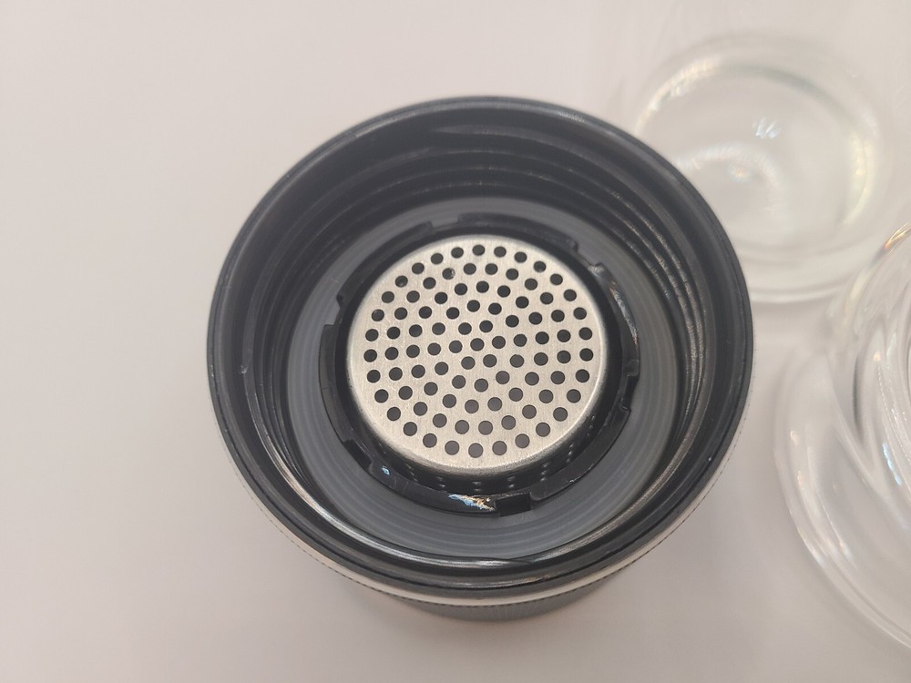 Tea Infuser Bottle Double Wall Glass Water Bottle w/ Stainless Filter