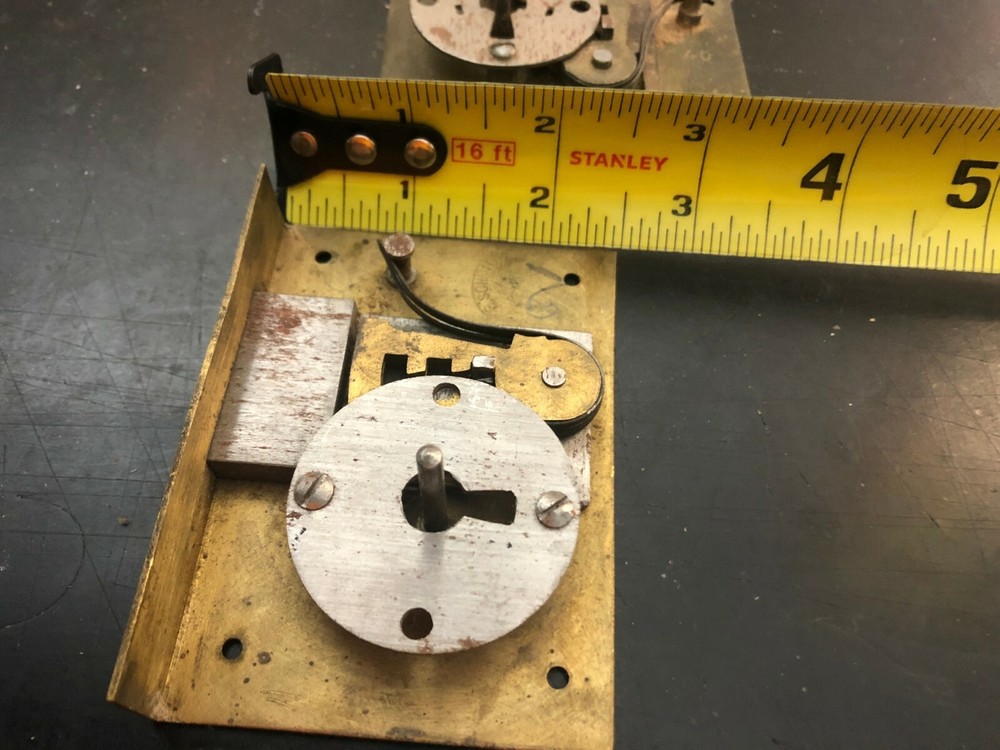 Antique French Brass Drawer Locks (No Keys)