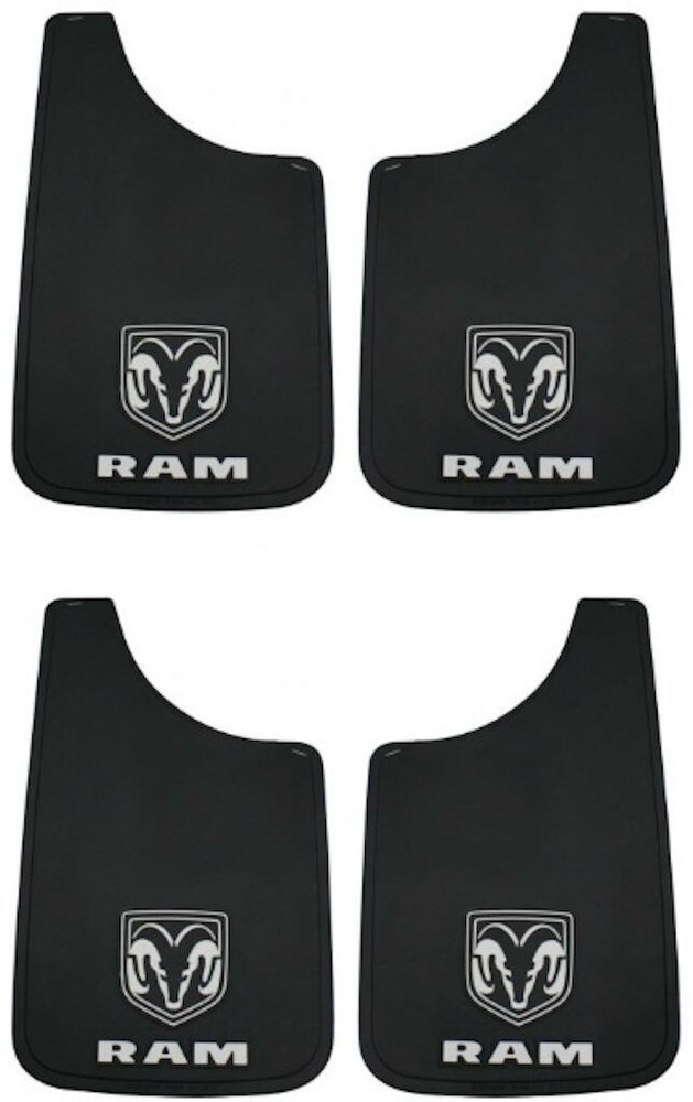 SET: 4 Mud Flaps 1994- 2024 DODGE RAM 1500 2500 3500 Splash Guards Front & Rear