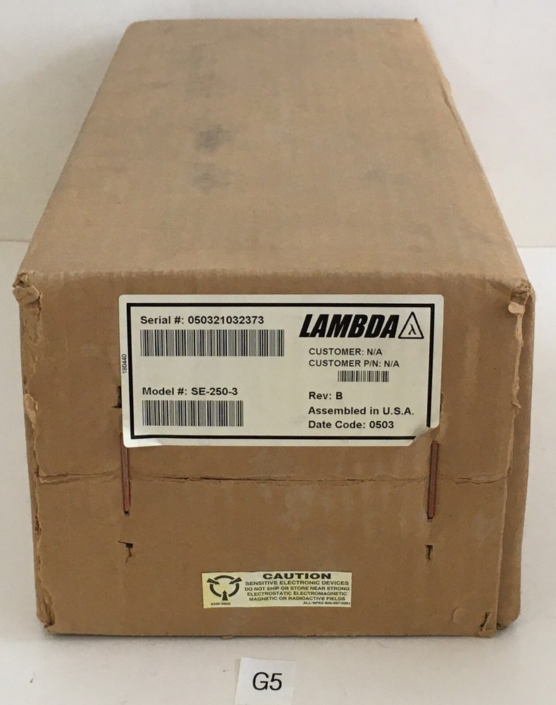 NEW/Sealed!!! LAMBDA SE-250-3 REV B Regulated Power Supply Unit + *Warranty*