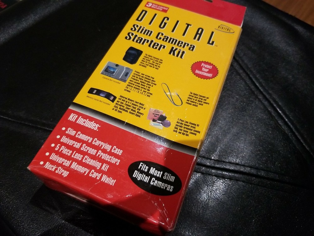 Digital Slim Camera Starter Kit DC-126 New - Sealed