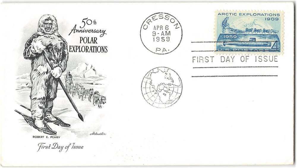 US #1128 First Day Cover (FDC), 1959