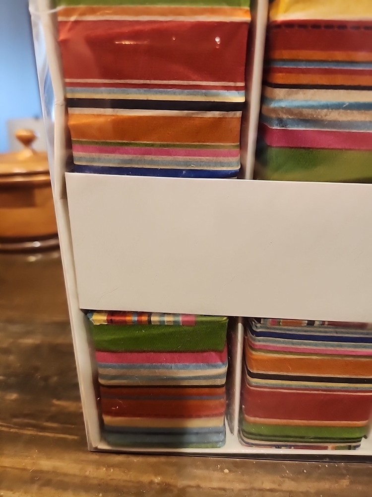 Pottery Barn Multi Stripe Patio Camper Party String Lights Decor 3 Boxes Vintage