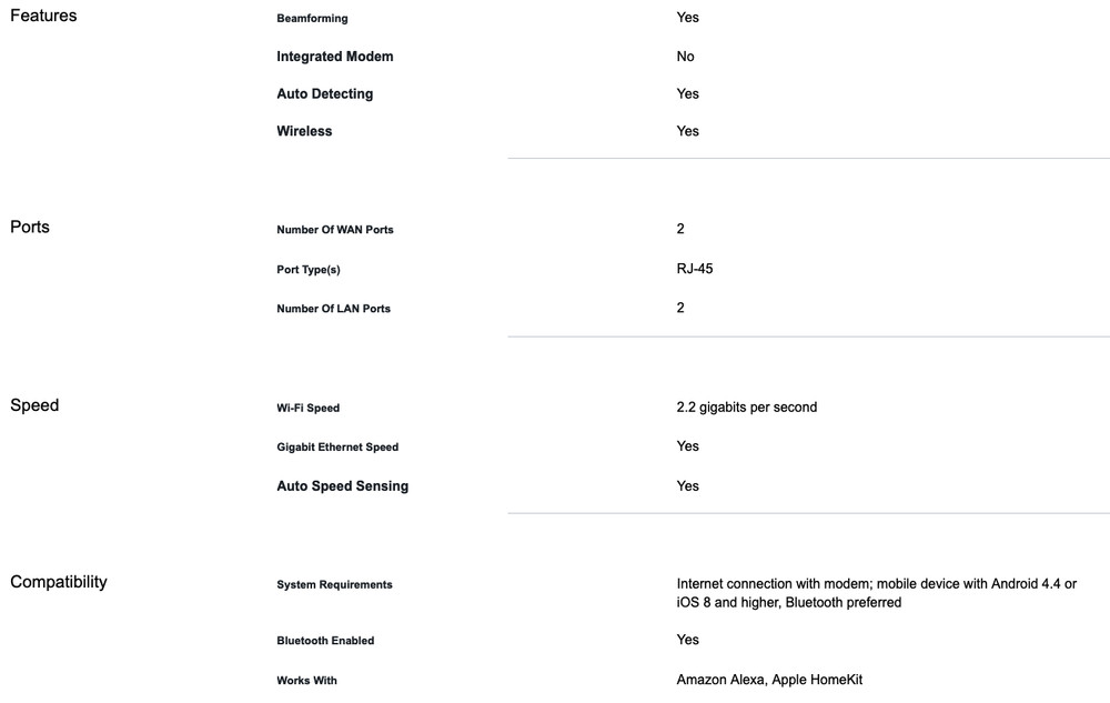 Linksys Velop Mesh Home WiFi System WHW0303