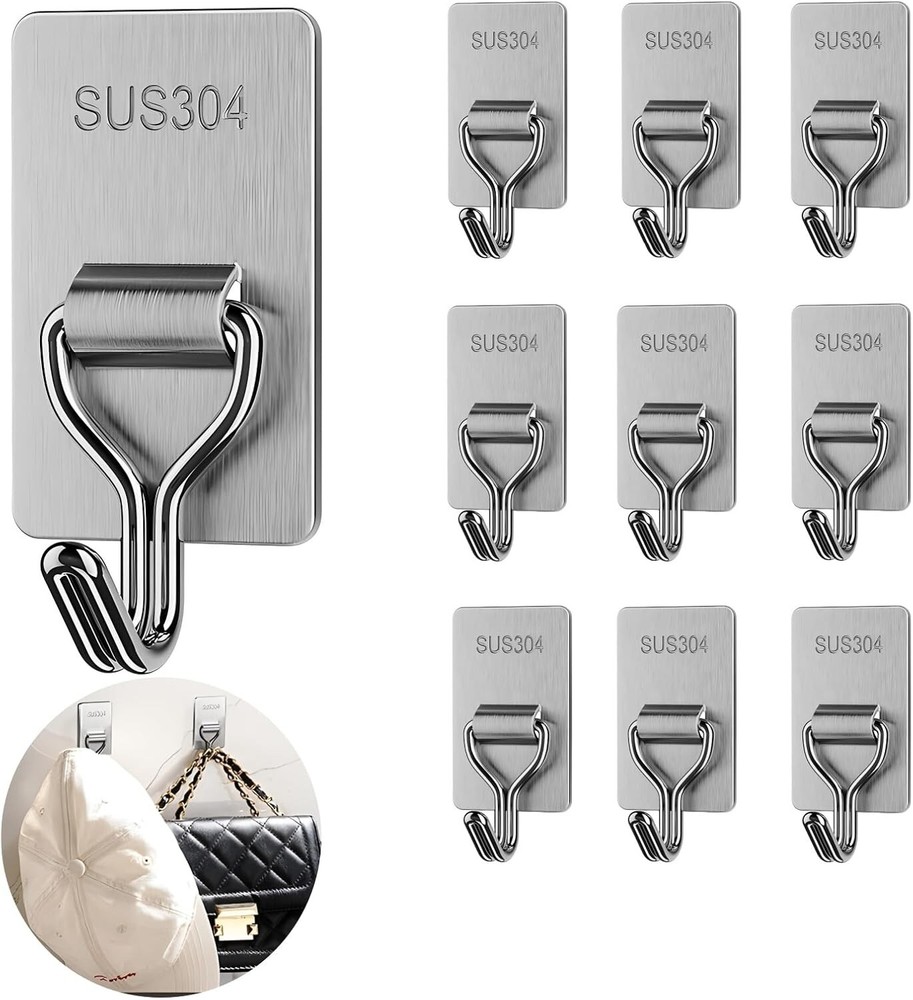 10/20 PCS Multi-Purpose Stainless Steel Hooks