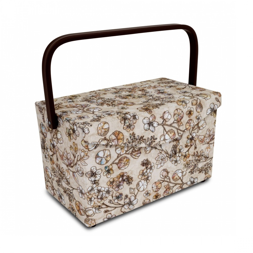 Dritz Rectangular Medium Sewing Basket and Accessory Case