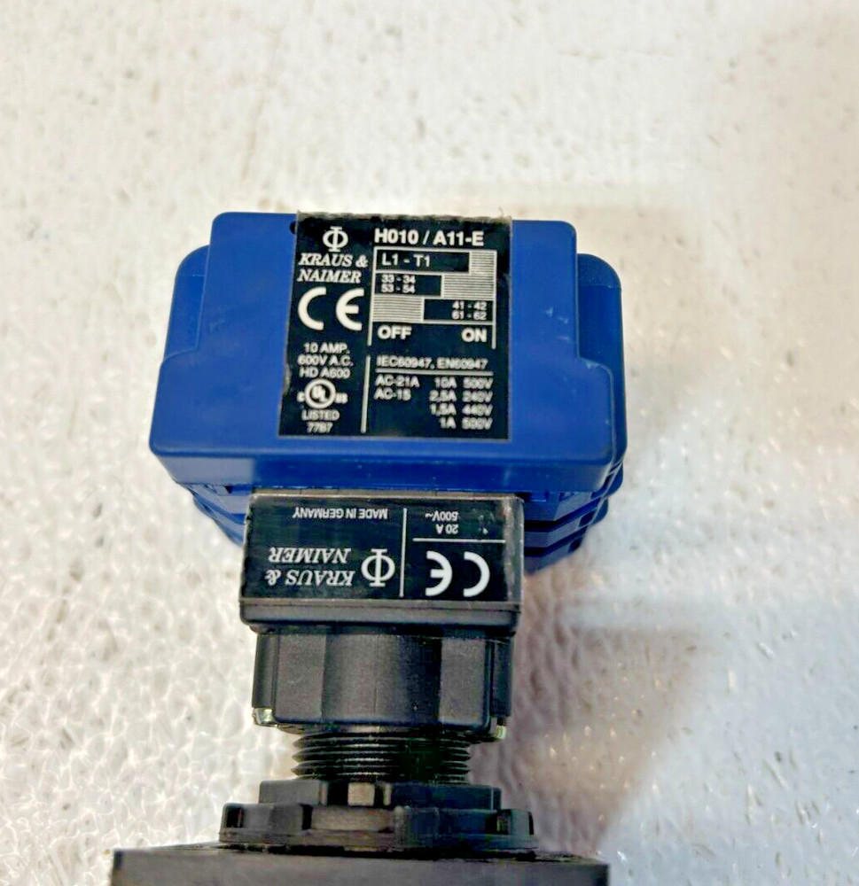 Kraus & Naimer H010/A11-E Mennekes Switch