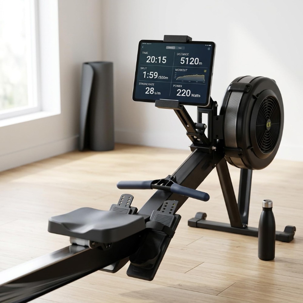 2-in-1 Tablet & Phone Holder for Concept2 RowErg, Model D & E,Rower Accessory...