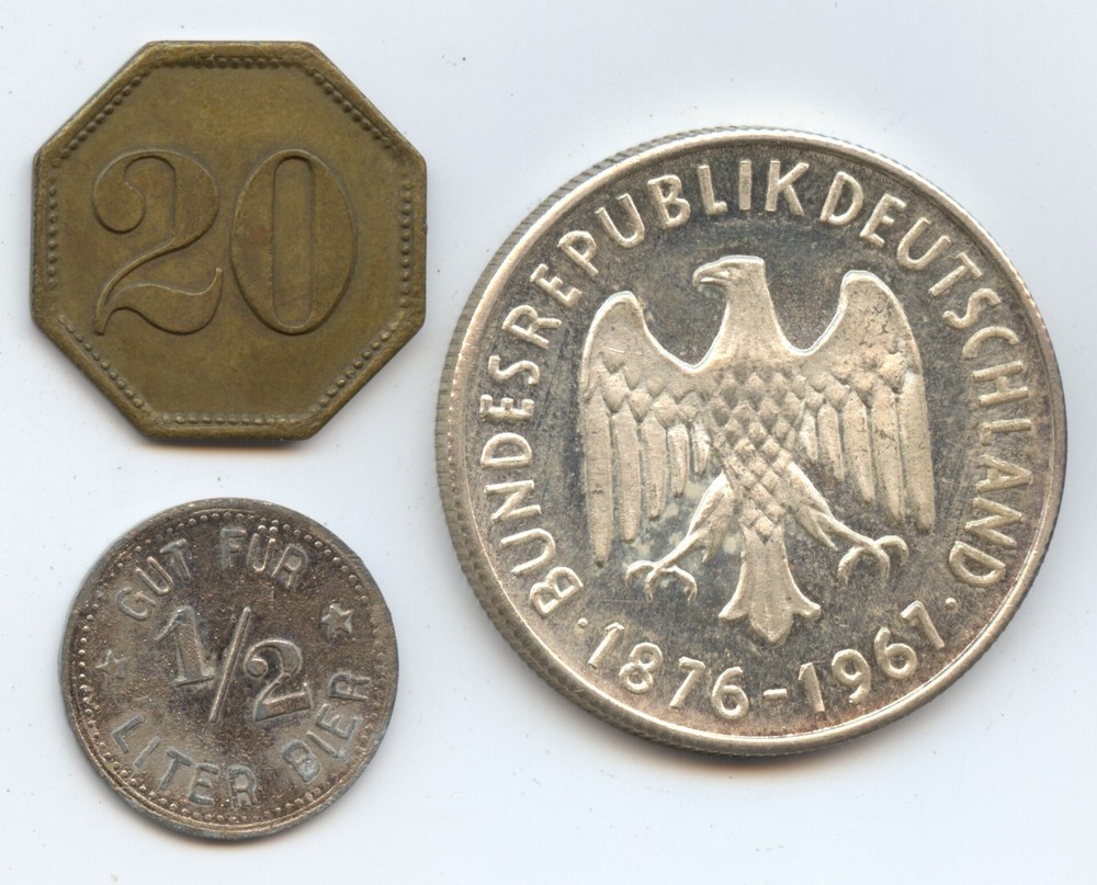 Exonumia Germany Three Diff. Tokens (#1335)