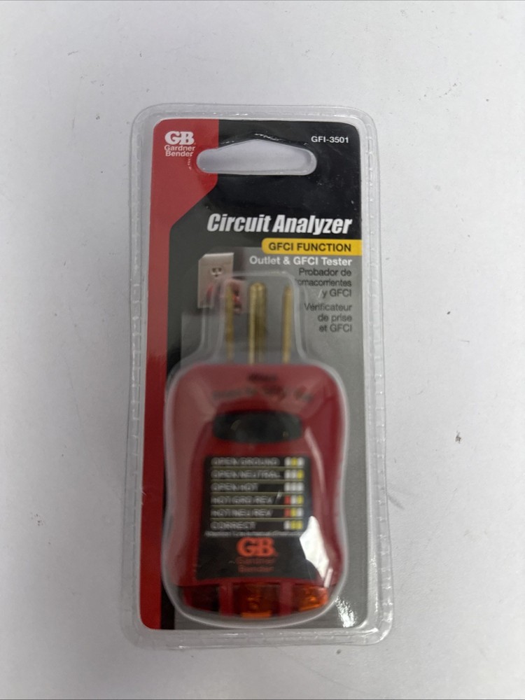 Gardner Bender Circuit Analyzer GFI-3501