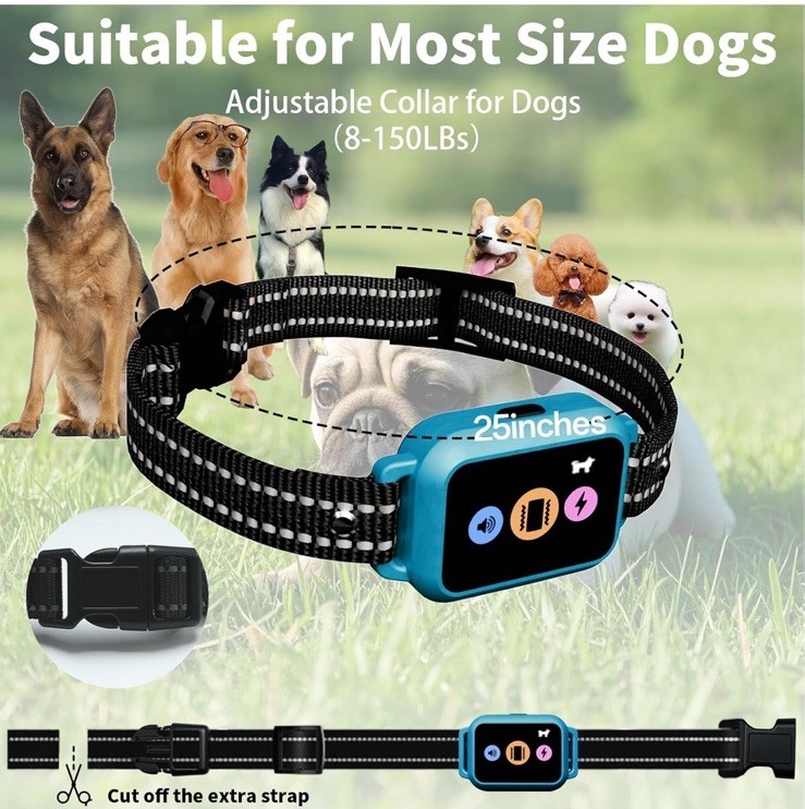 Dog Training Collar with Remote 3300FT Electric Shock Collar Multiple Modes