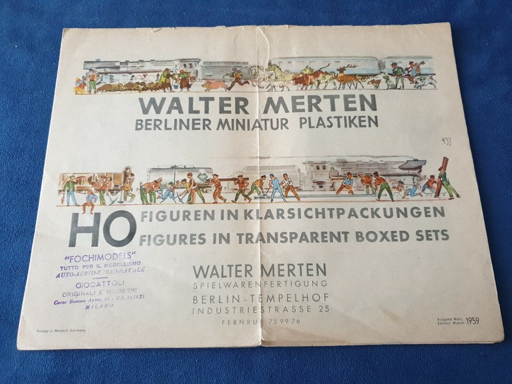 1959 Walter Merten Catalog 10 Pages Language: Multilingual