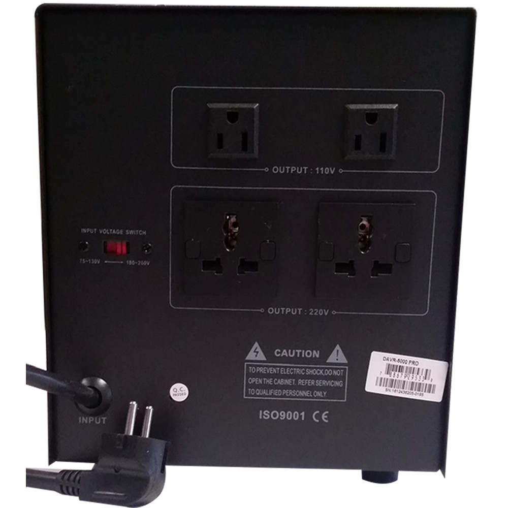 2000 Watt Voltage Converter Transformer&Automatic Voltage Regulator Step Up/Down