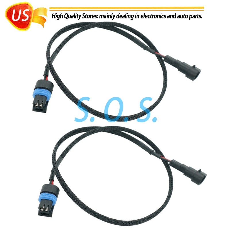 CTS Coolant Temperature Sensor Extension Harness Fit 2 Wire Water Temp LSX Plug