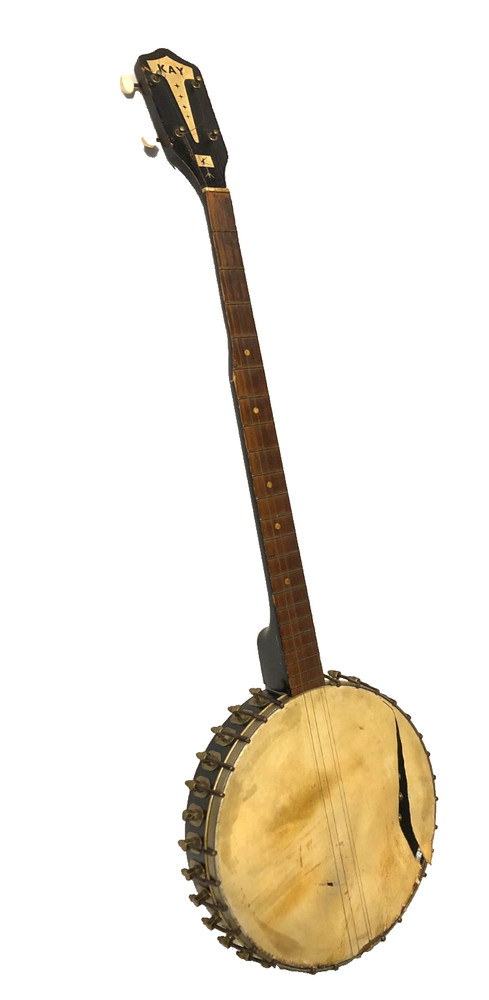 1950s 60s Kay 4 String Openback Banjo AS IS