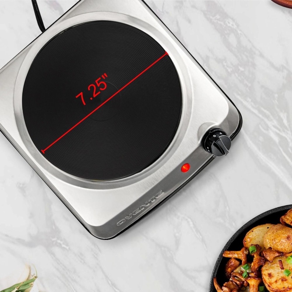 Electric Countertop Single Burner - Silver
