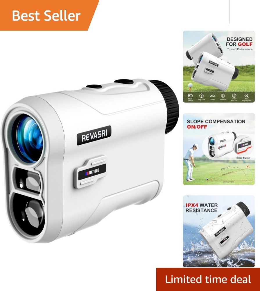 Waterproof Golf Rangefinder with External Slope Switch – Easy to Use & Accurate