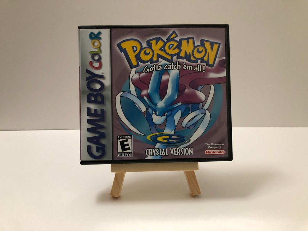 Replacement Case for Pokemon Crystal Gameboy Color