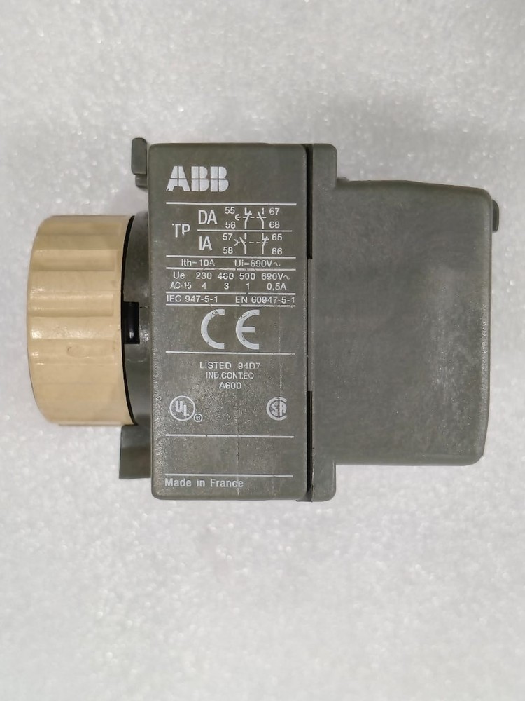 ABB TP40D ADD ON CONTACTOR TIMER TIMING 0.1S-40S FAST SHIPPING