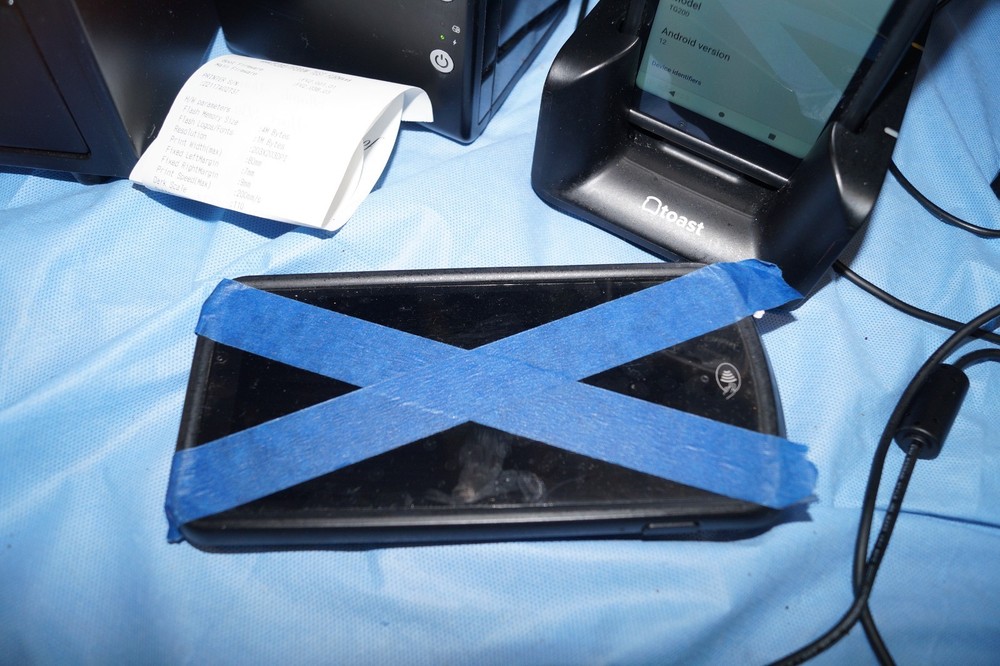 Toast POS Systems Touchscreen Terminal, 6 Handheld System, 3 Printer UNTESTED