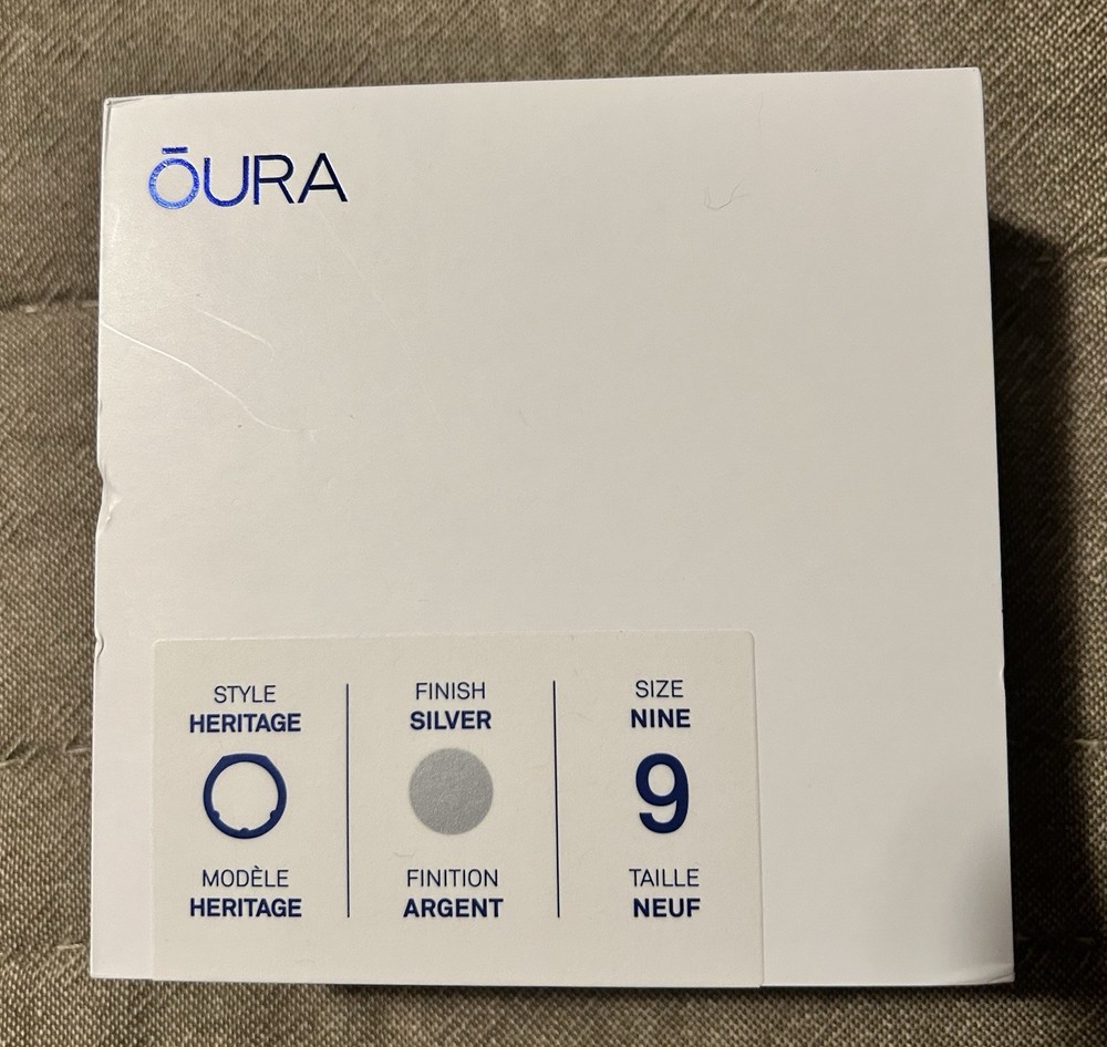 Oura Heritage Gen3 Silver Size 9