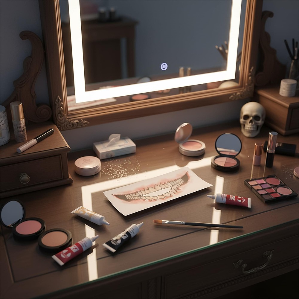 Evil Grin Fx Makeup Kit Costume Accessory
