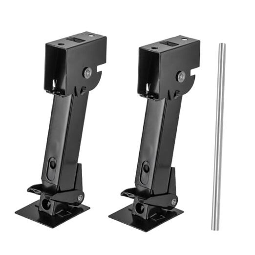 2 Pack Trailer Stabilizer Jacks, Telescoping RV Camper Accessories with