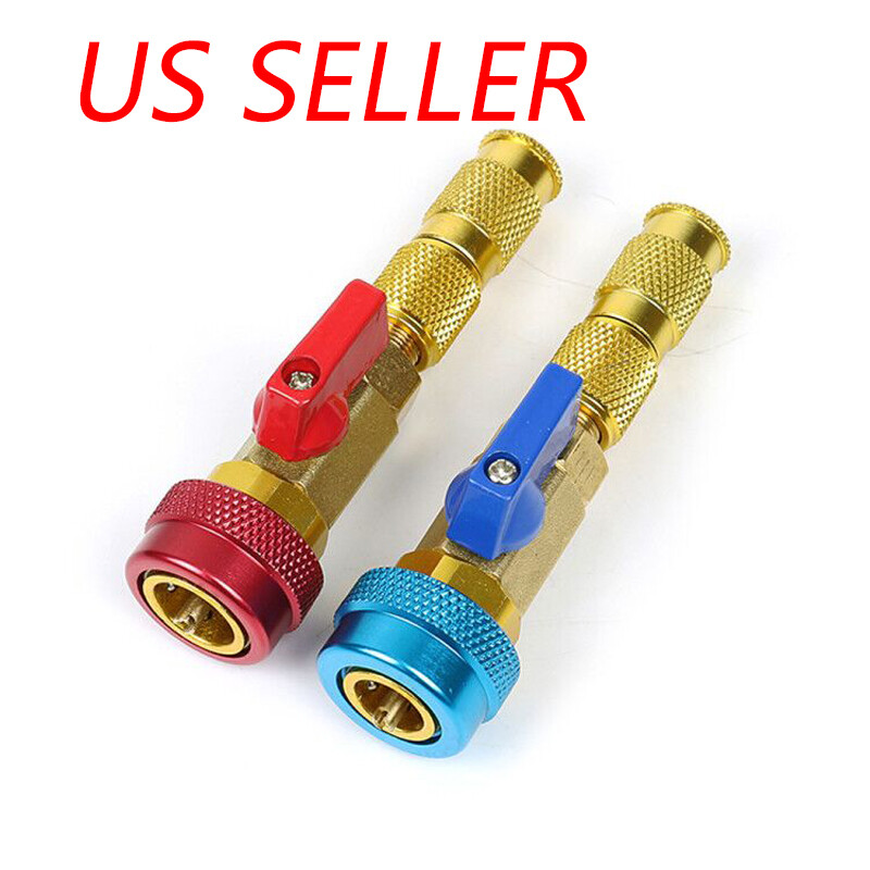 HVAC AC R134A R12 Valve Core High & Low Pressure Quick Remover Install Tool Set