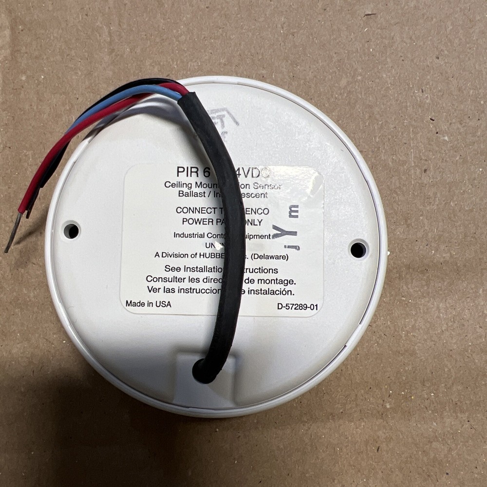 PIR -6 Ceiling Mount motion Sensor 24 VDC