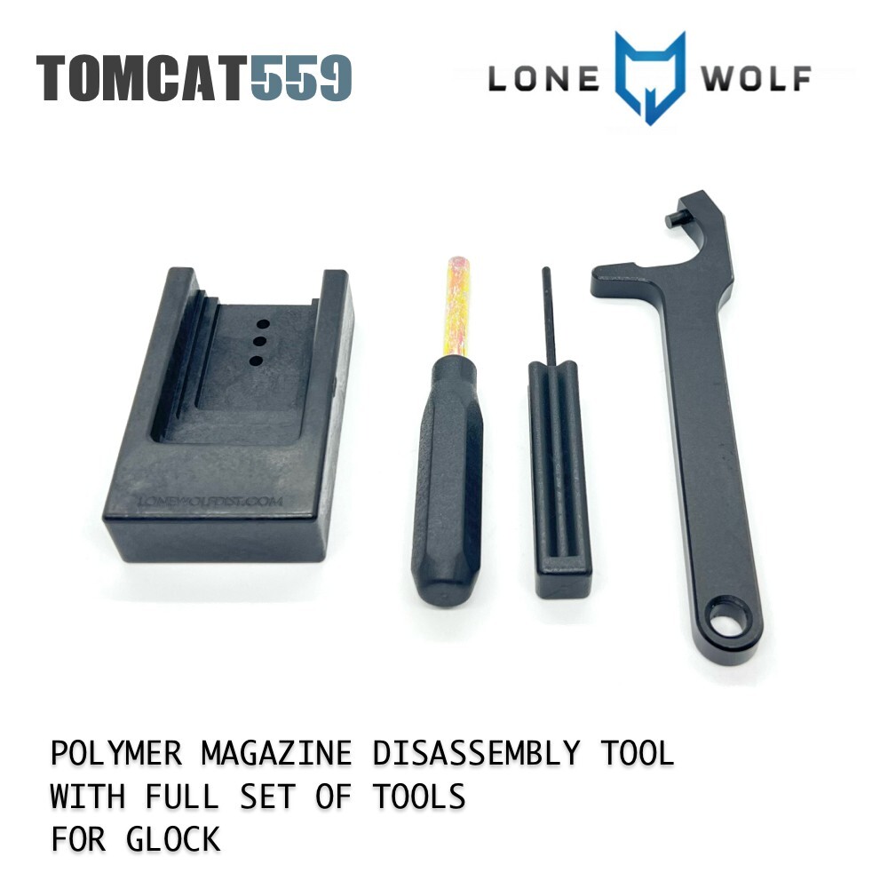 LONE WOLF POLYMER MAGAZINE DISASSEMBLY TOOL WITH TOOL SET GLOCK
