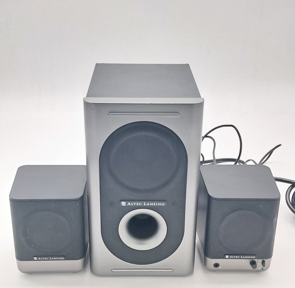 Altec Lansing 221 3-Piece Set Wired Computer Desktop Speaker System