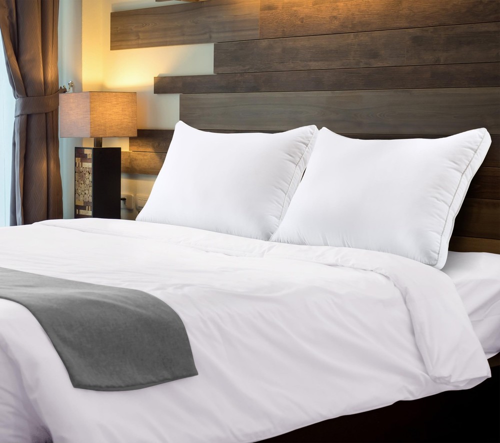 Utopia Bedding Bed Pillows for Sleeping Standard (Pack of 2), White