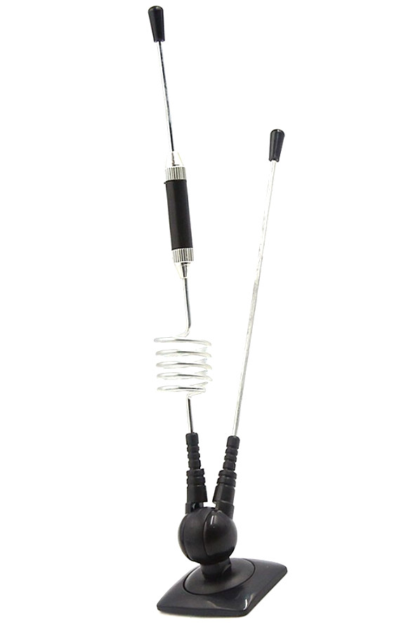 DUAL 6" WINDOW MOUNT ANTENNAS-FAKE DISPLAY ONLY