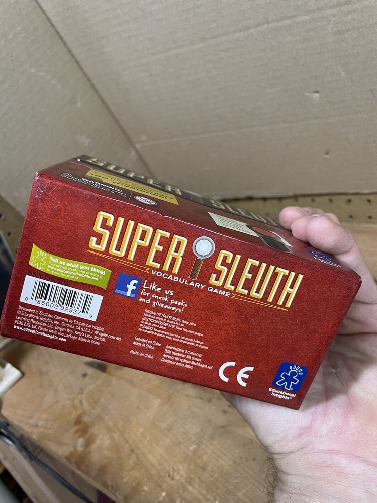 Super Sleuth Vocabulary Game Educational Insights