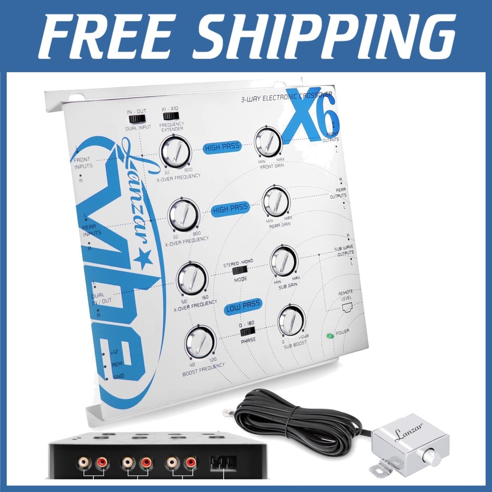 Electronic Audio Crossover Network - Remote Control=